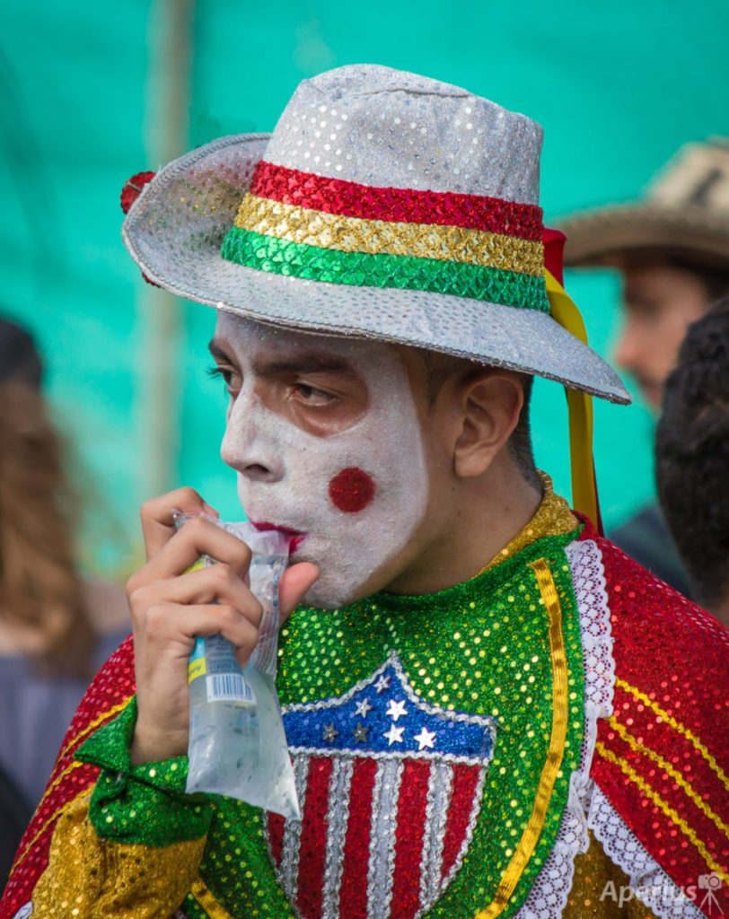 Barranquilla Carnival clown