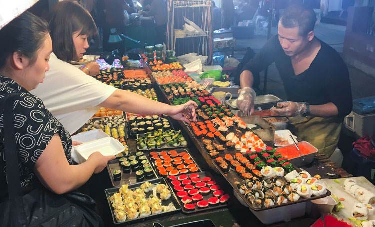 sushi Chiang Mai Saturday Market