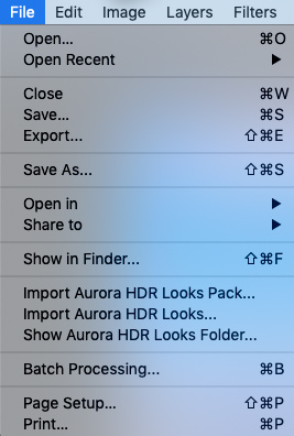 how to install aurora hdr looks