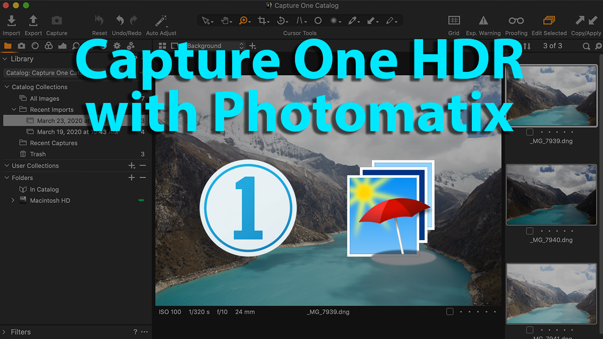 Capture One HDR Merge with Photomatix Pro Plugin – New for 2020