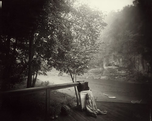 The Alligator's Approach, photography by Sally Mann, 1984