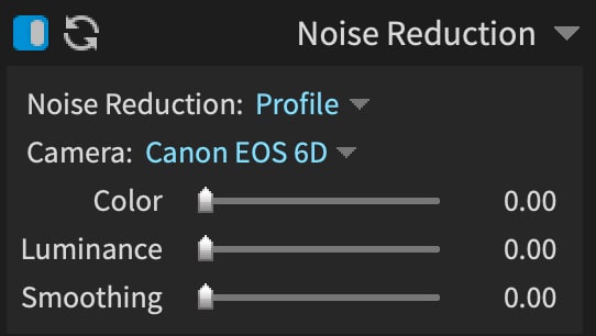 Exposure X6 noise reduction tool