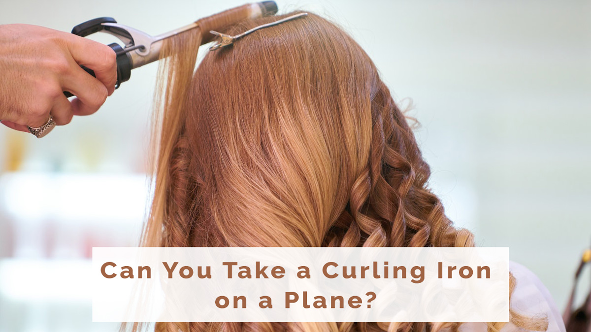 ¿Se puede llevar un rizador de pelo en el avión? Butano sin cable