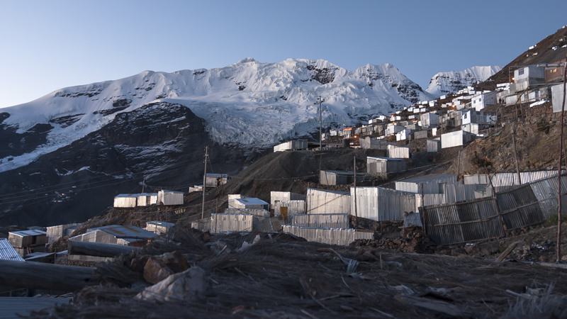 La Rinconada, Peru. Highest town and most isolated in the world.