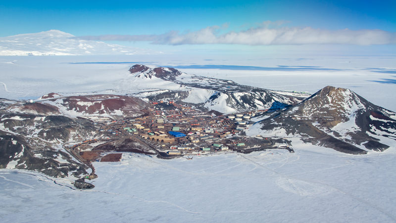 Estación McMurdo, Isla de Ross, Antártida