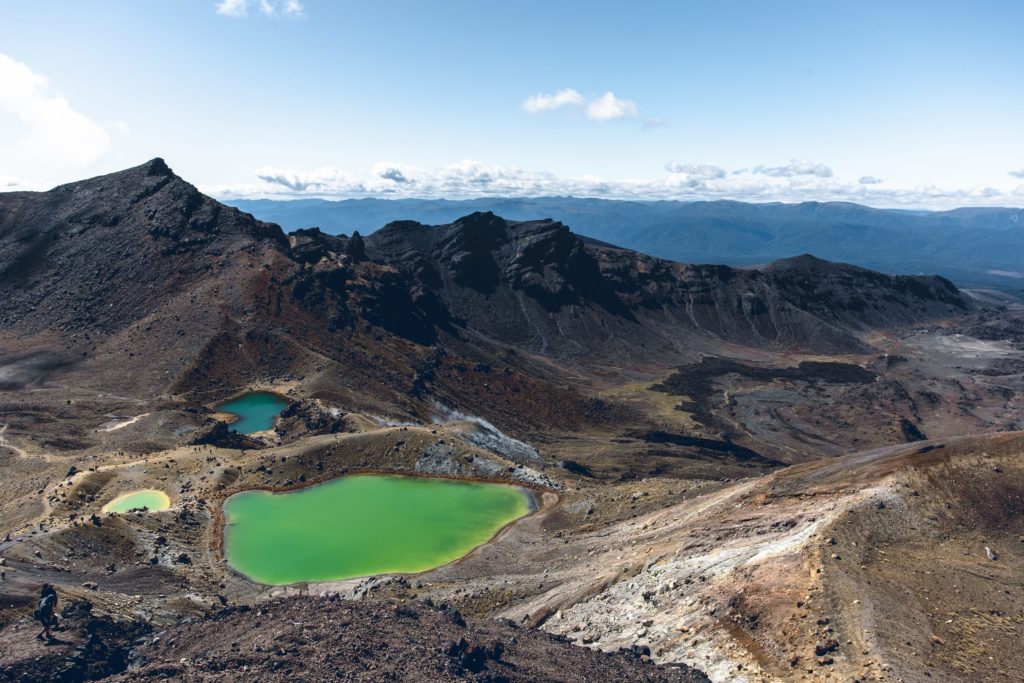 Best places to hike - Tongariro Alpine Crossing, New Zealand.