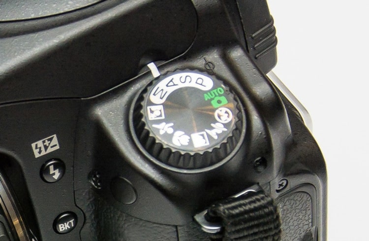 DSLR camera dial