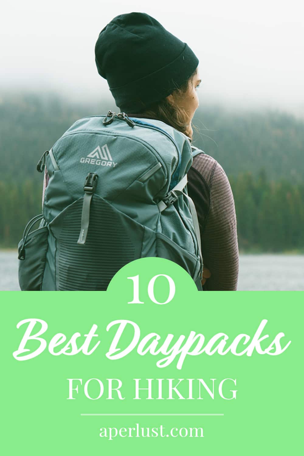 10 best daypacks for hiking Pinterest pin