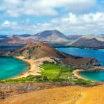Bartolome island, Galapagos. Most famous view and best part to visit in the Galapagos.