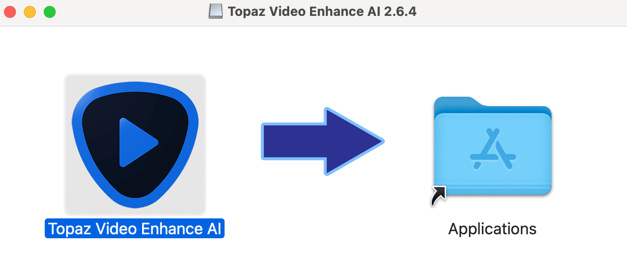 video enhance ai mac install screenshot