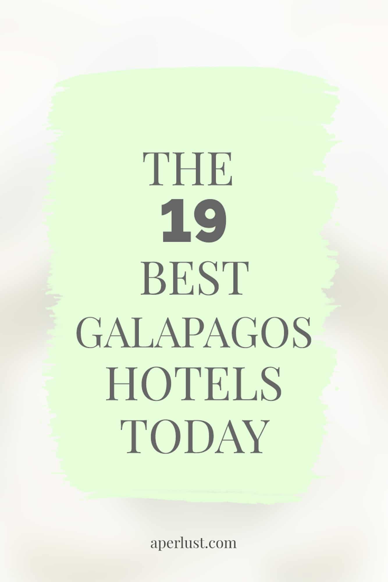 The 19 best Galapagos hotels today Pinterest Pin