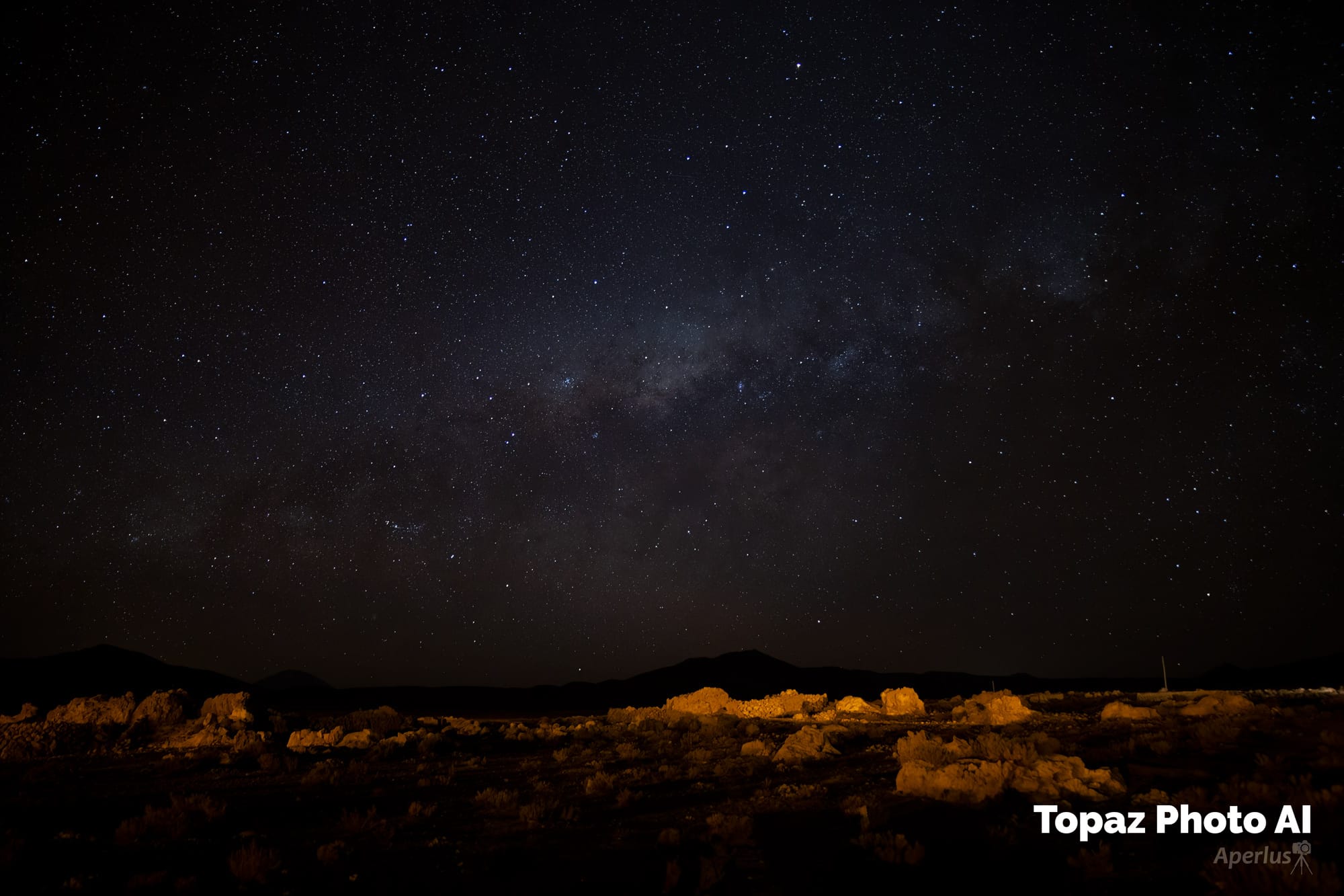 starry sky in Bolivia