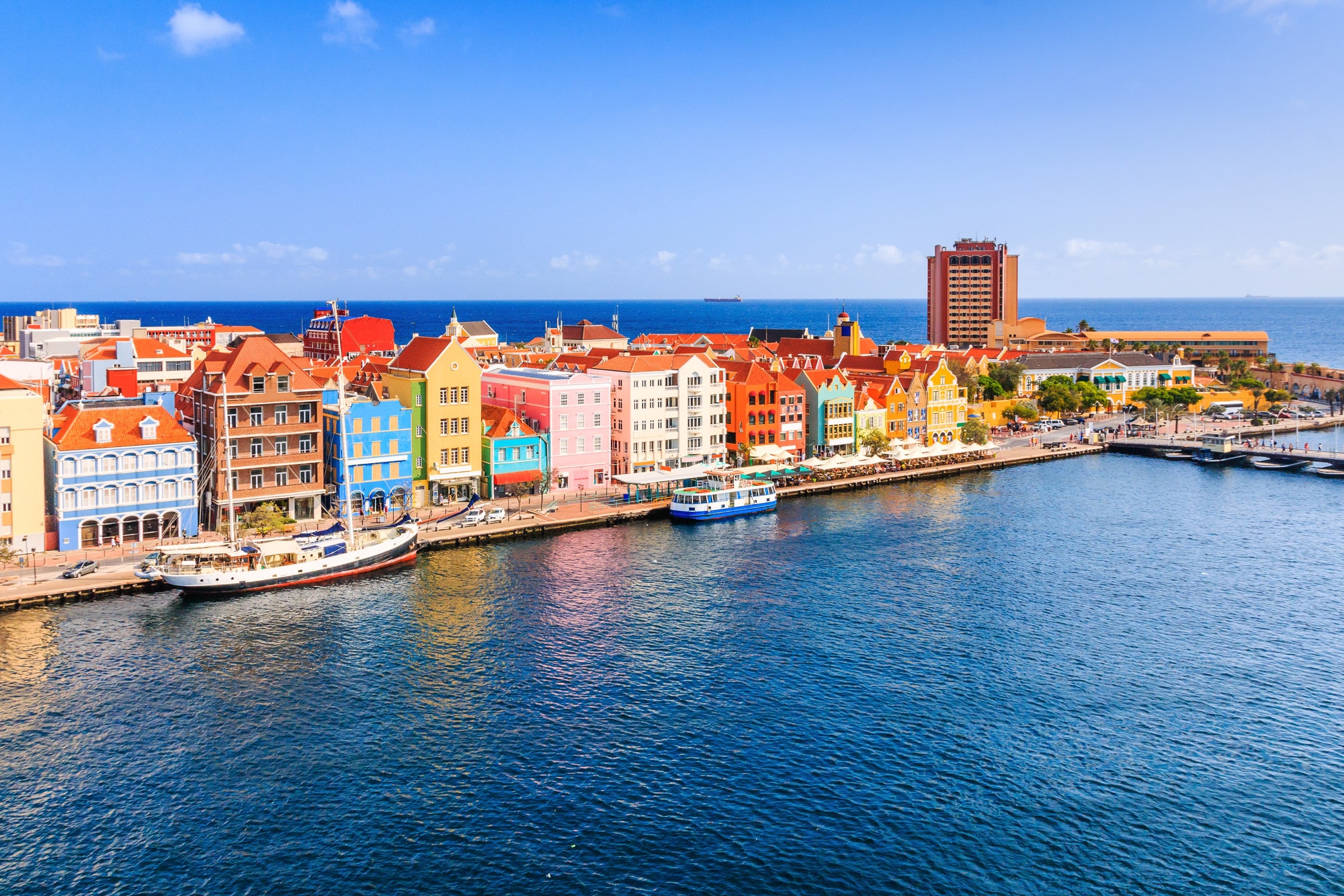 Aerial view - Willemstad, Curacao, Netherlands Antilles