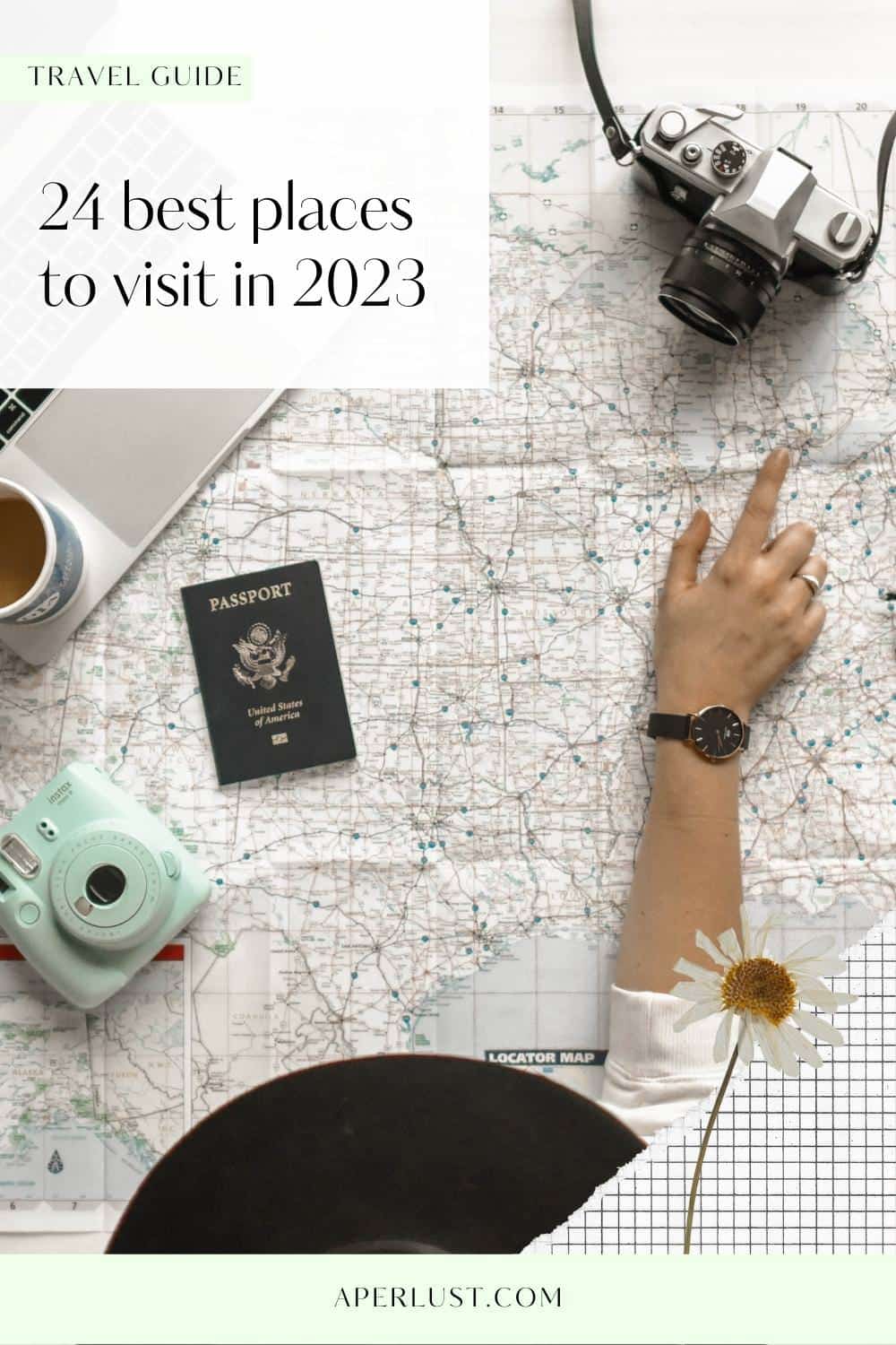 woman looking at map - 24 best places to visit in 2023
