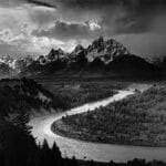 ansel adams tetons and the snake river