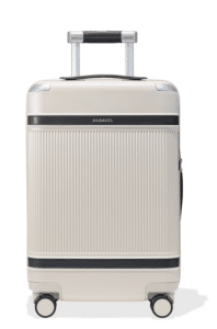 paravel luxury carry-on aviator black and beige